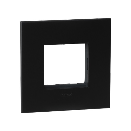 Legrand Arteor Graphite Cover Plate With Frame, 2 M, 5757 12